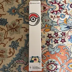 Pokemon Center Exclusive Yawning Snorlax on Pillow Die-Cut Playmat Play Mat - Image 2