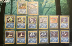 Pokemon TCG Holo Water Lot Lapras, Gyarados, Poliwrath, Dark Blastoise - Image 1