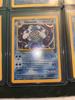 Pokemon TCG Holo Water Lot Lapras, Gyarados, Poliwrath, Dark Blastoise - Image 4
