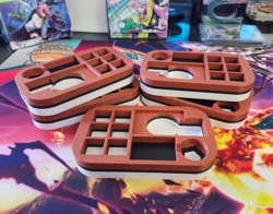 Pokemon Mini Tin Insert for Dice and Damage Counters. 3D-Printed Poke Ball style - Image 4