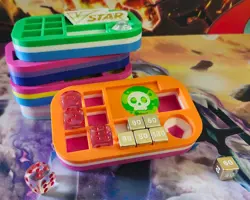 Pokemon Mini Tin Insert for Dice, Damage Counters and more! Pride Flag Designs. - Image 4