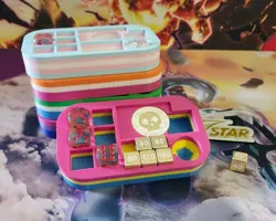 Pokemon Mini Tin Insert for Dice, Damage Counters and more! Pride Flag Designs. - Image 5