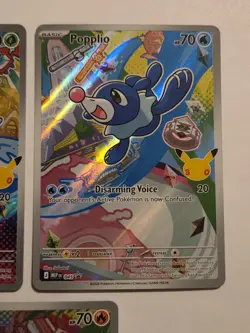 Pokemon TCG First Partner Illustration Collection Popplio 45 Litten 44 Rowlet 43 - Image 2