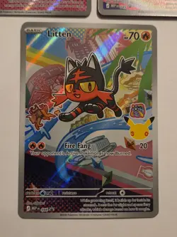 Pokemon TCG First Partner Illustration Collection Popplio 45 Litten 44 Rowlet 43 - Image 4