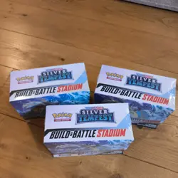 3 x Pokemon: Silver Tempest - Build & Battle Stadium - Sealed 36 booster packs - Image 3