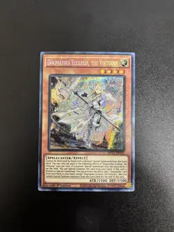 Yugioh Dogmatika Ecclesia The Virtuous MP21-EN101 - Secret Rare - NM - Image 1