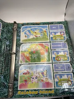 Pokemon SOUTHERN ISLANDS English BINDER ONLY *NO CARDS* WOTC 2001 - Image 2