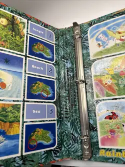 Pokemon SOUTHERN ISLANDS English BINDER ONLY *NO CARDS* WOTC 2001 - Image 4