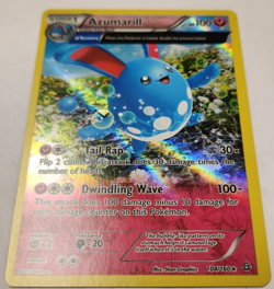 Pokemon TCG Azumarill 104/160 XY Primal Clash Holo Rare Card NM - Image 1
