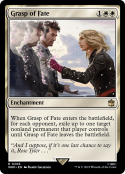 Grasp of Fate (208) FOIL Doctor Who PLD Enchantment Rare MAGIC MTG CARD ABUGames - Image 1