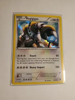 Pokemon TCG Regigigas 86/119 XY Phantom Forces Holo Rare English Card 2014 NM - Image 1