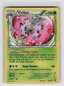 Vivillon - 15/162 (Cosmos Holo) Promo Miscellaneous Cards & Products 015/162 NM - Image 1