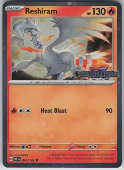 Reshiram (Stellar Crown Stamped) Uncommon Miscellaneous Cards & Products 022/142 - Image 1