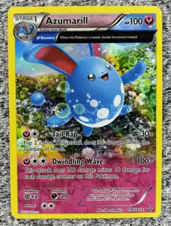Azumarill - 104/160 - Pokemon Primal Clash XY Holo Rare Card NM - Image 1
