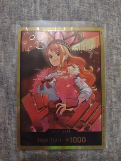 DON!! Card (Nami) (Gold) Extra Booster: One Piece Heroines Edition-NM-Eng! 🔥 - Image 1