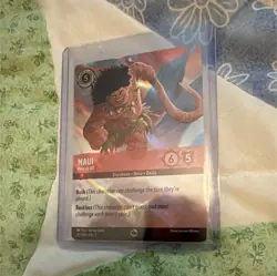 Moana Maui Hero to All enchanted holo Character Card Disney Lorcana TCG 217/204 - Image 1