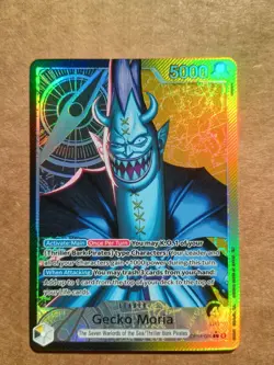 Gecko Moria OP14-080 Alt Art Leader One Piece Card Game - Image 1