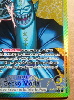 Gecko Moria OP14-080 Alt Art Leader One Piece Card Game - Image 5