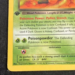 Dark Gloom 36/82 Team Rocket 1st Edition Uncommon 2000 Pokemon TCG Card English - Image 4