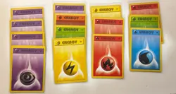 Pokemon Energy TCG 1st Edition Energy 14 Card Lot - Image 1