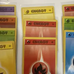 Pokemon Energy TCG 1st Edition Energy 14 Card Lot - Image 4