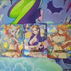One Piece Nami Nico Robin Yamato Lot SSR Anime Waifu Card Foil Doujin - Image 1