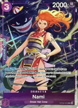 One Piece TCG OP09-070 Nami Promo Alt Art Premium Card Selection Vol 4 - Image 1