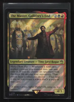 Magic The Gathering Doctor Who #749 The Master Gallifrey's End Surge Foil Card - Image 1