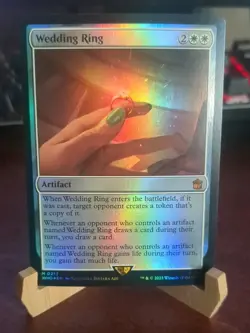 MTG: Wedding Ring FOIL #213, Universes Beyond: Doctor Who MYTHIC Artifact Card!! - Image 1