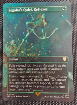 Magic | LTC | Legolas's Quick Reflexes (Borderless) | 493 | NM - Image 1