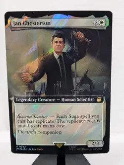 Ian Chesterton - 0932 Rare [SURGE FOIL, EXTENDED] - Doctor Who (WHO) MTG [M/NM] - Image 1