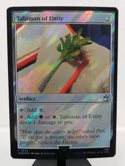 Talisman of Unity (Surge Foil) - Universes Beyond: Doctor Who (WHO) MTG - Image 1