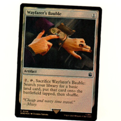 Wayfarer’s Bauble Foil Universes Doctor Who Magic The Gathering Card - Image 3