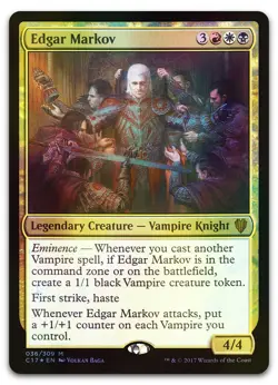 Edgar Markov #36 (Foil) (NM) Commander 2017 C17 Magic MTG - Image 1
