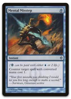Mental Misstep #38 (LP) New Phyrexia NPH Magic MTG - Image 1