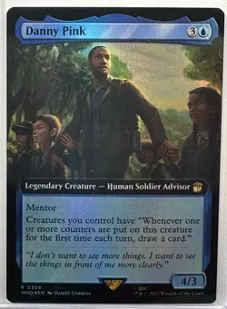 Danny Pink (Extended Art) Magic Gathering, MTG, Doctor Who (356) FOIL - Image 1