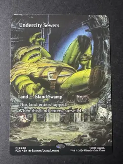 Undercity Sewers (Borderless) 0020 - PZA Teenage Mutant Ninja Turtles - MTG NM/M - Image 1