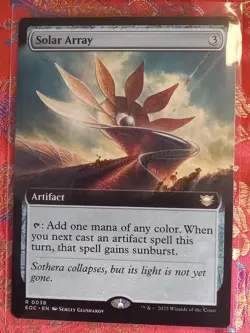 EXTENDED Solar Array Edge of Eternities MAgic The Gathering MTG - Image 1