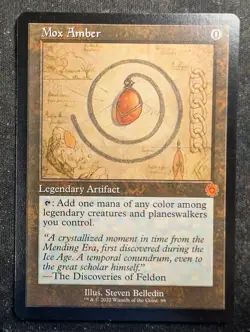 Mox Amber - Retro Schematic - The Brothers War (MTG) - Image 1