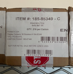 SV02: Paldea Evolved (PAL) Factory Sealed Pokemon Booster Box Case - Image 1