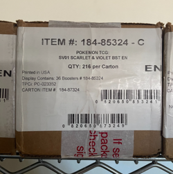 SV01: Scarlet & Violet Base Set (SVI) Factory Sealed Pokemon Booster Box Case - Image 1