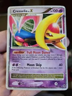 Pokemon TCG Cresselia LV.X Holo Rare Card 103/106 Great Encounters - Image 1