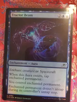 FOIL Tractor Beam Edge of Eternities MAgic The Gathering MTG CCG Card - Image 1