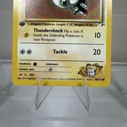 Lt. Surge's Magnemite 80/132 1st Edition Gym Heroes Pokemon Card - Image 3
