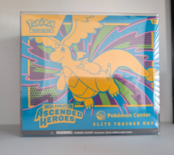 Ascended Heroes Pokemon Center Elite Trainer Box + Protector PC ETB New & Sealed - Image 1