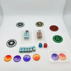 BULK LOT of Pokemon TCG Dice And Coins See Photos. - Image 1