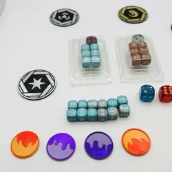 BULK LOT of Pokemon TCG Dice And Coins See Photos. - Image 2