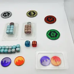 BULK LOT of Pokemon TCG Dice And Coins See Photos. - Image 4