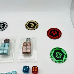 BULK LOT of Pokemon TCG Dice And Coins See Photos. - Image 5