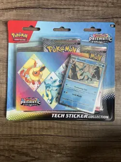 Pokemon TCG Prismatic Evolutions Tech Sticker Collection Set Lot Of 3 Sealed New - Image 4